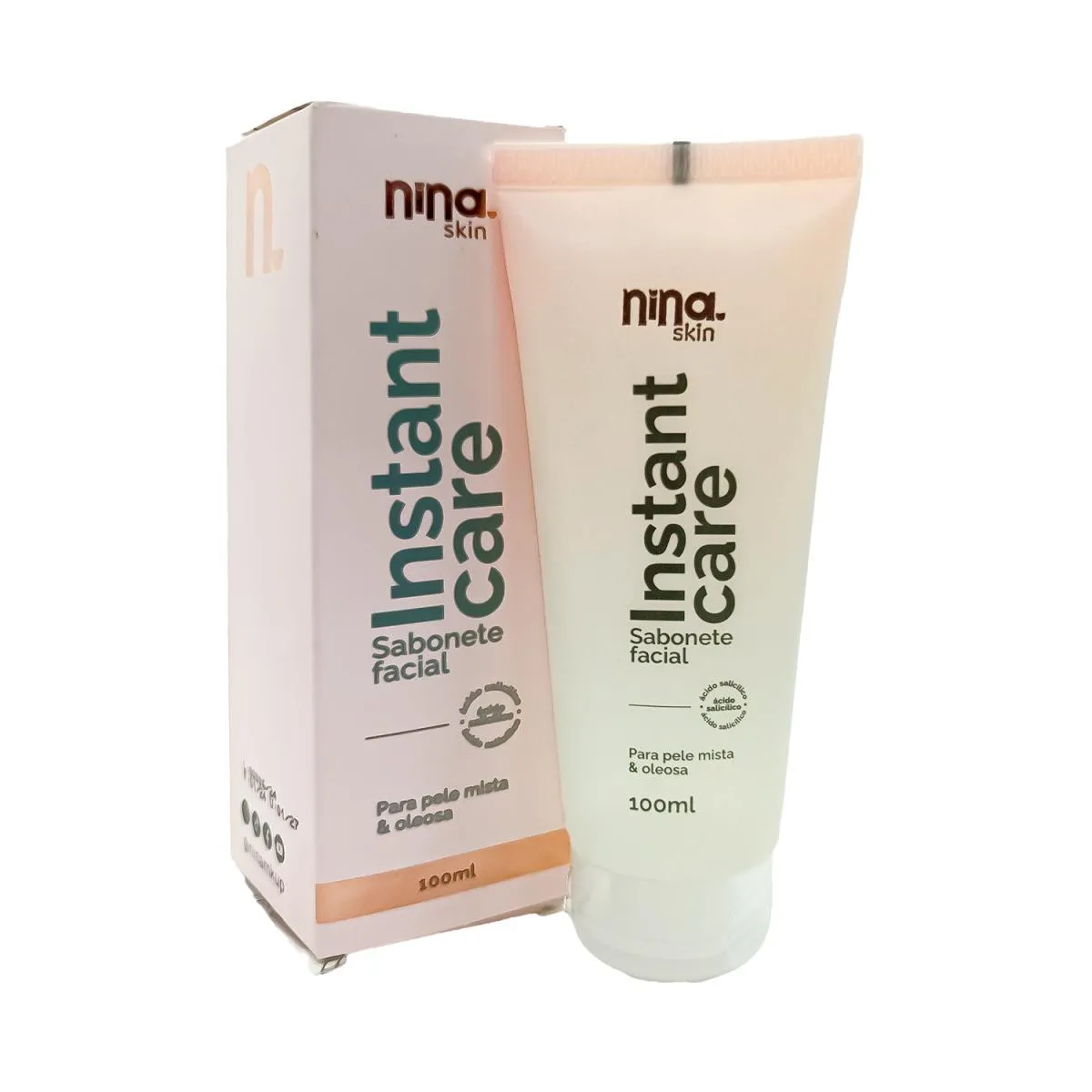 NINA MAKE UP INSTANT CARE SABONETE FACIAL 100ML