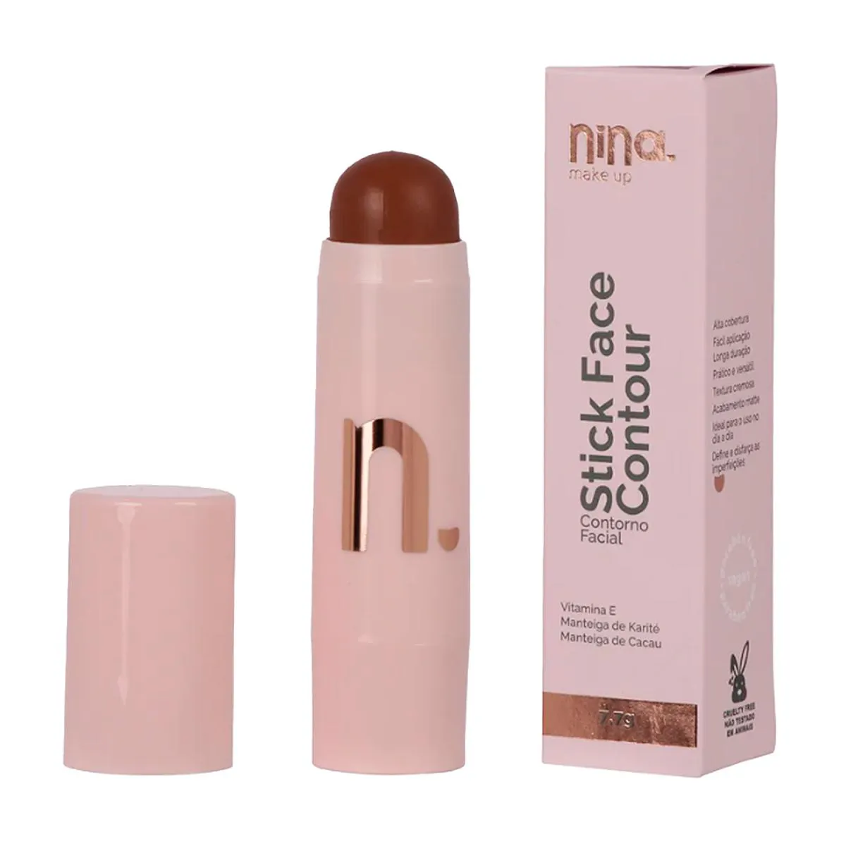NINA MAKE UP STICK FACE CONTOUR CONTORNO FACIAL COR 02