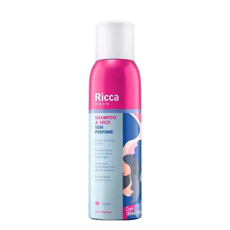 RICCA SHAMPOO A SECO SEM PERFUME 150ML