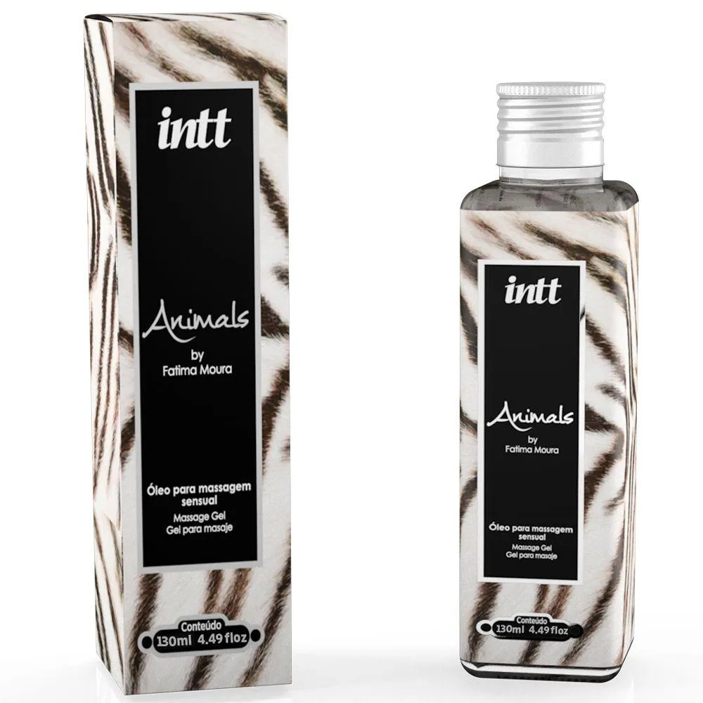 ÓLEO PARA MASSAGEM SENSUAL ANIMALS - INTT COSMéTICOS