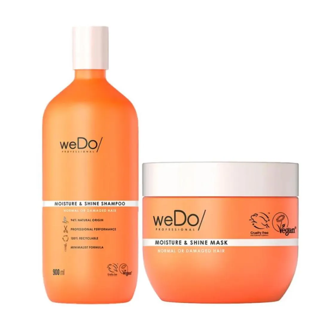 KIT WEDO PROFESSIONAL MOISTURE & SHINE SALON DUPLA (2 PRODUTOS)