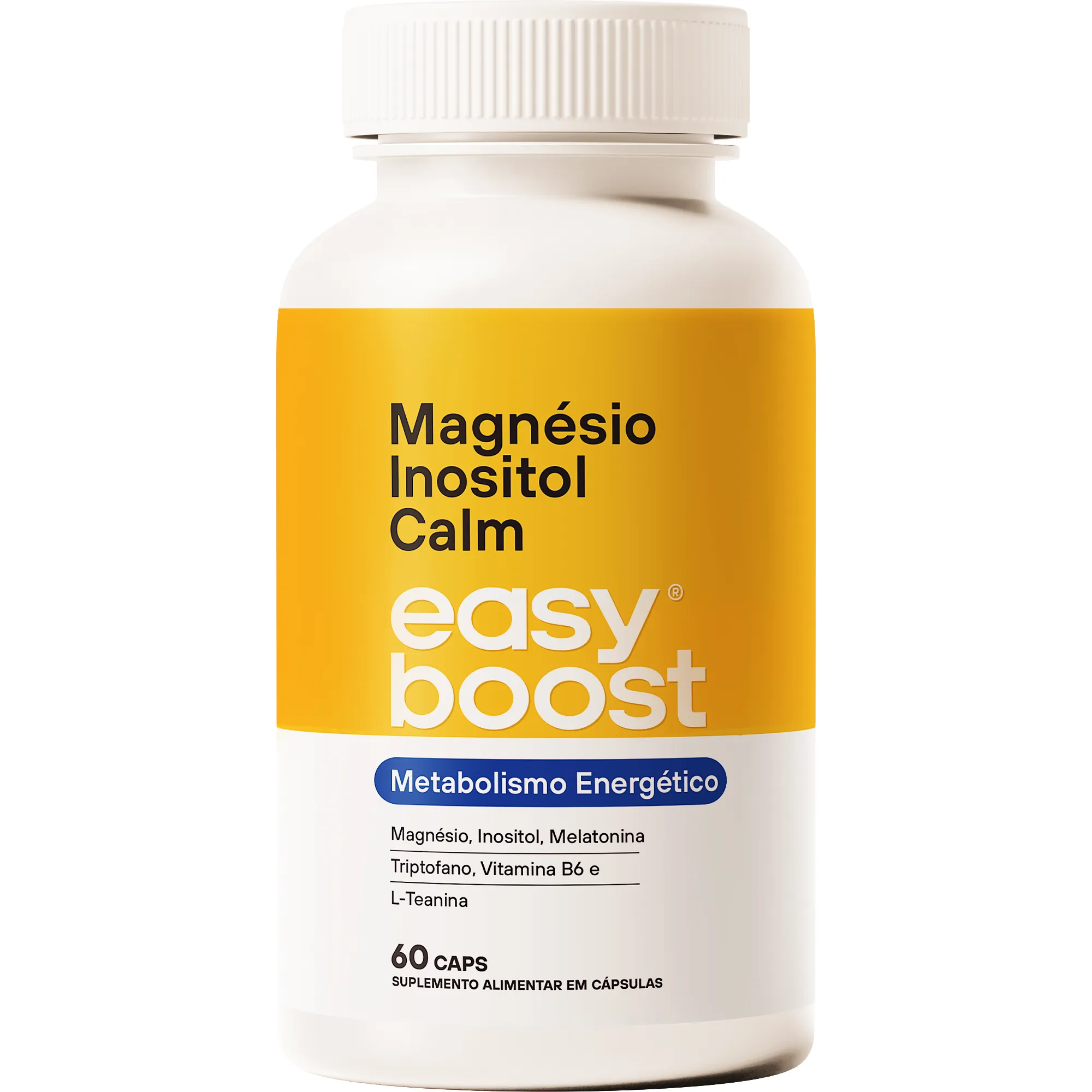 MAGNéSIO INOSITOL CALM EASY BOOST MELATONINA B6 60CAPS