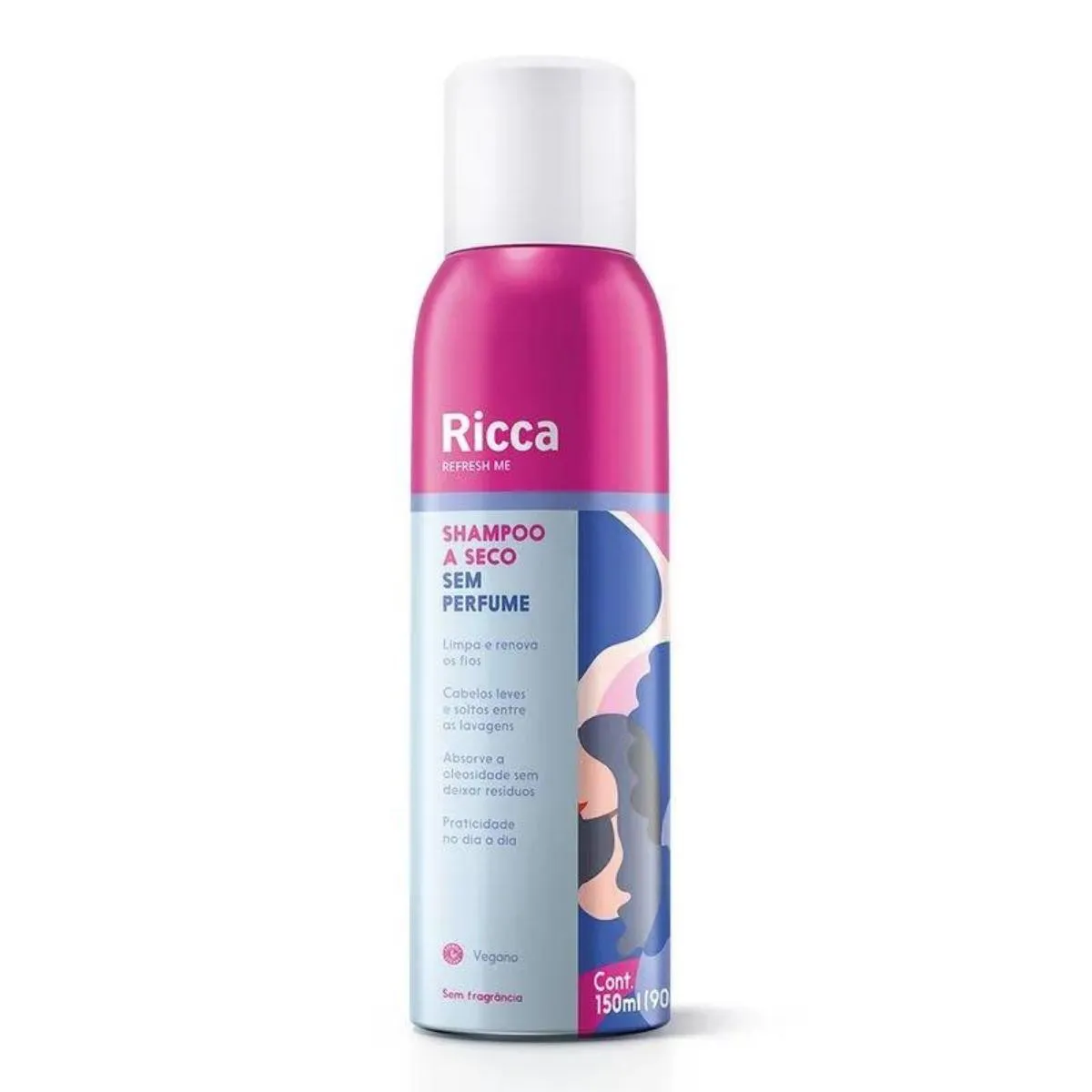 RICCA SHAMPOO A SECO SEM PERFUME 150ML