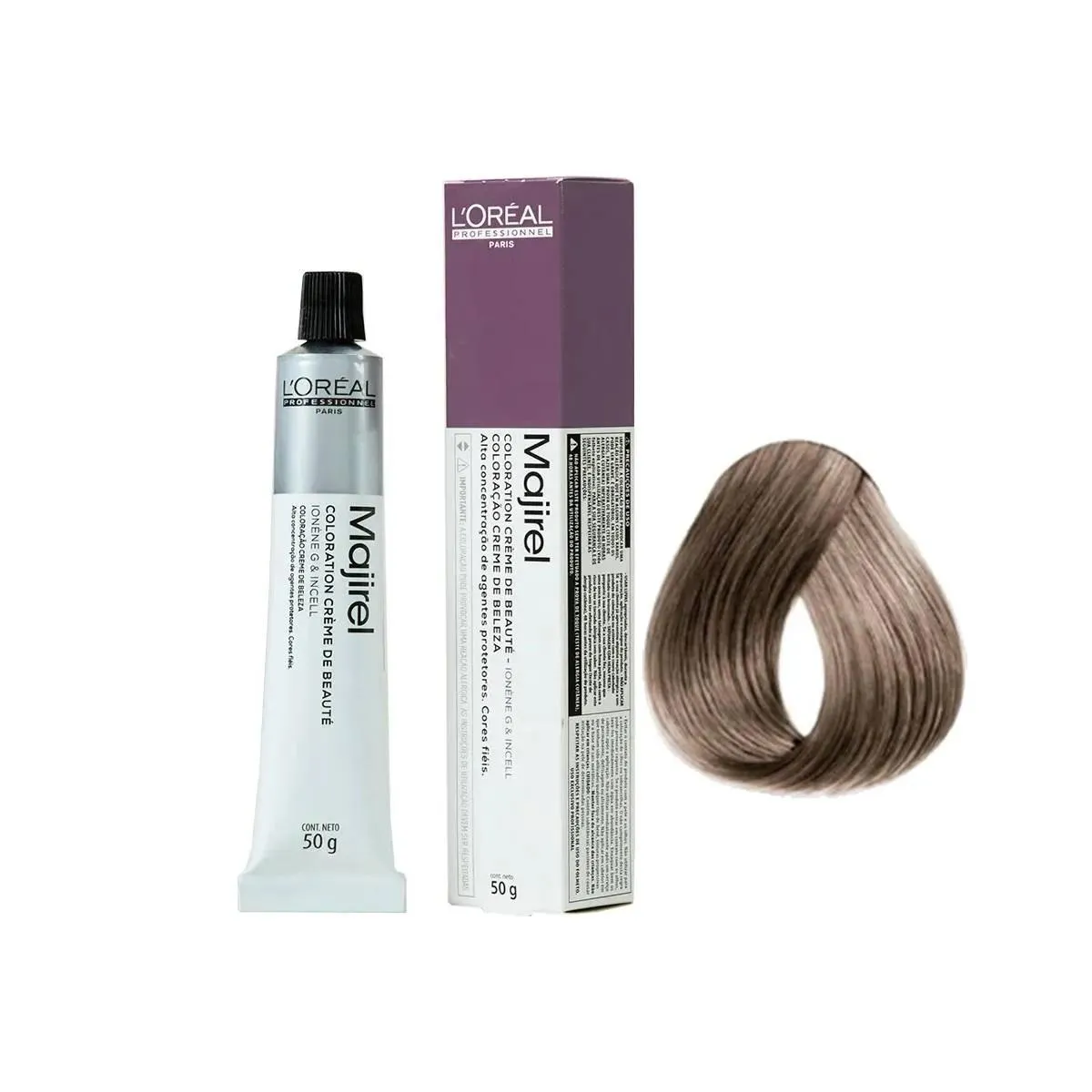 L´ORéAL PROFESSIONNEL MAJIREL 8,12 LOURO CLARO CINZA IRISADO - COLORAçãO 50G