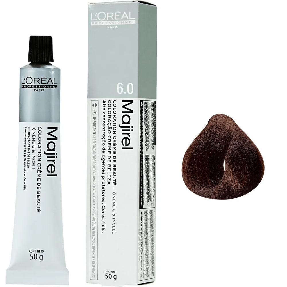 LOREAL MAJIREL 6.0 LOURO ESCURO NATURAL PROFUNDO COL. 50G