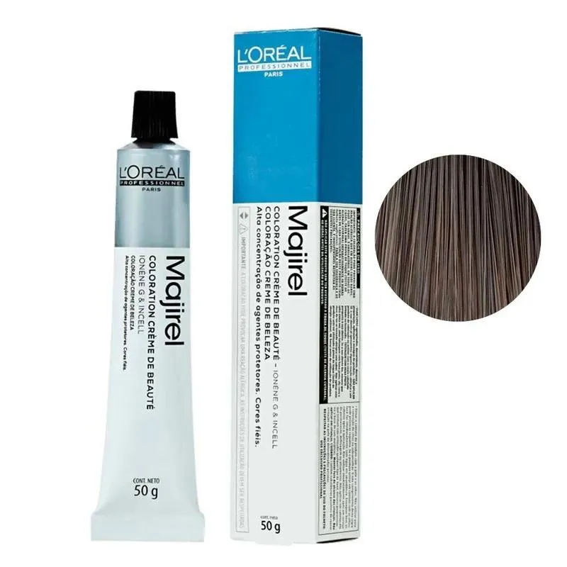 COLORAçãO L´ORéAL PROFESSIONNEL MAJIREL 8.1 LOURO CLARO ACINZENTADO 50 G