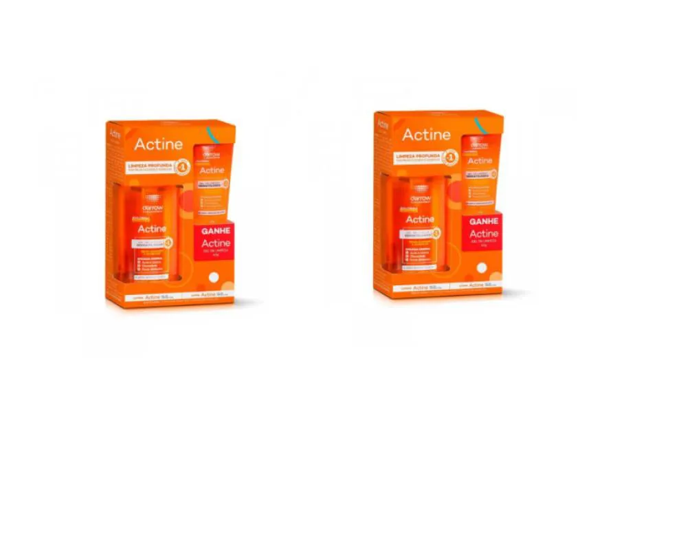 KIT 02 ACTINE GEL LIMPEZA 140G + 40G - DARROW