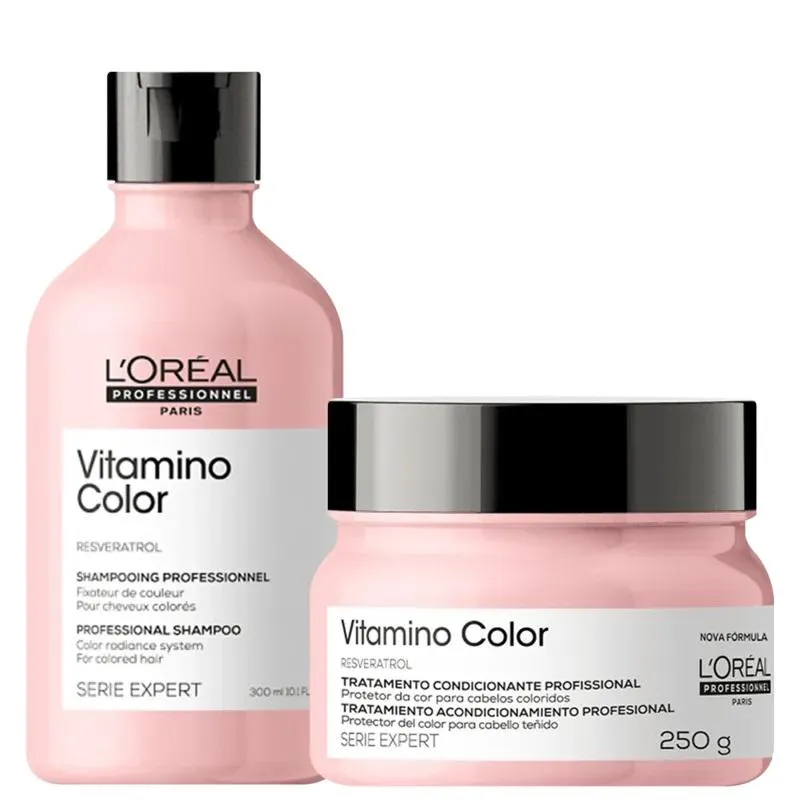 KIT L’ORéAL PROFESSIONNEL VITAMINO COLOR RESVERATROL (2 PRODUTOS)