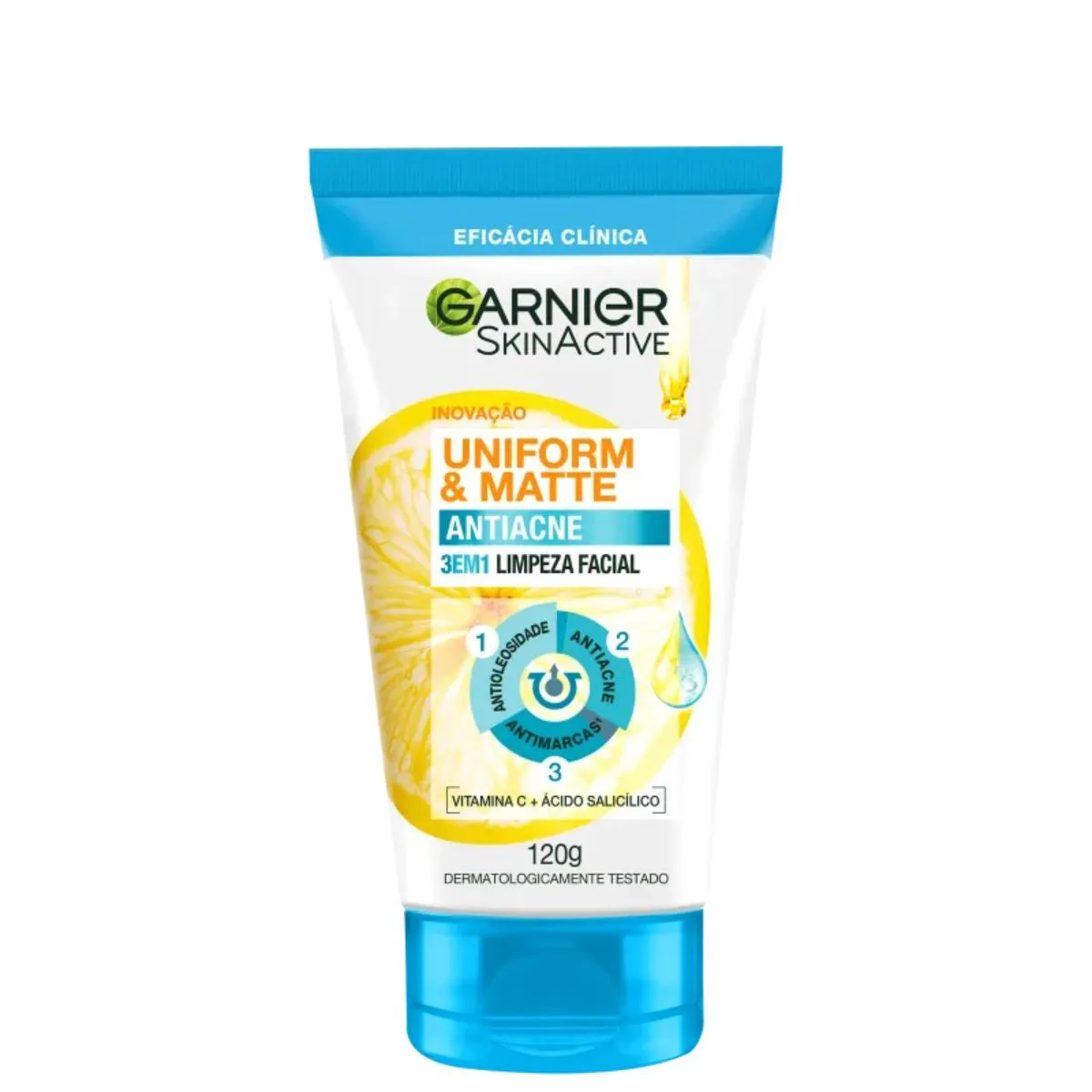 SABONETE ANTIACNE VITAMINA C + ÁCIDO SALICíLICO - GARNIER