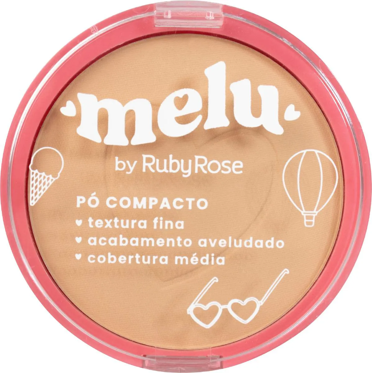 Pó FACIAL COMPACTO MC50 - MELU BY RUBY ROSE