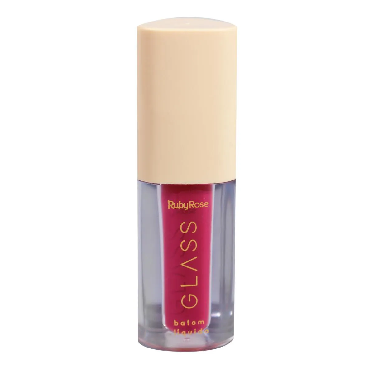BATOM LIQUIDO VELVETY GLASS BG07 - RUBY ROSE