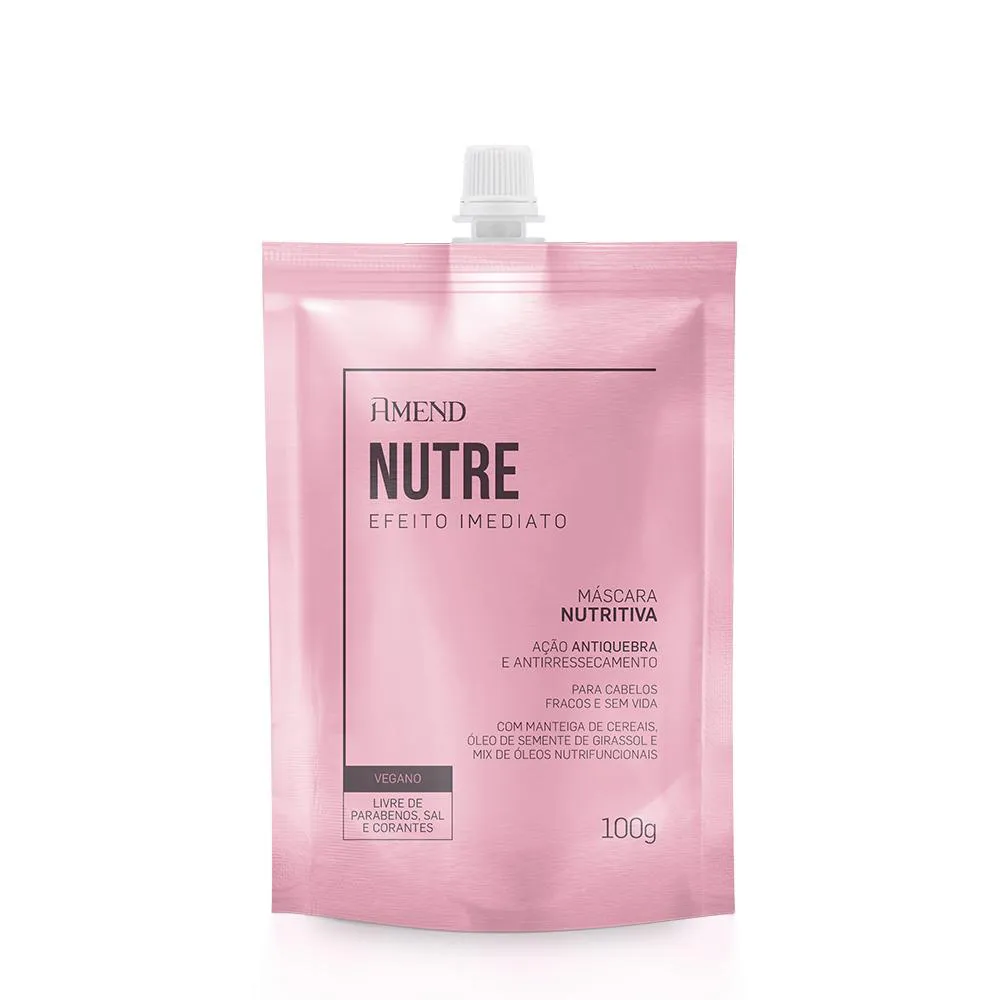 MáSCARA NUTRITIVA NUTRE EFEITO IMEDIATO AMEND 100G