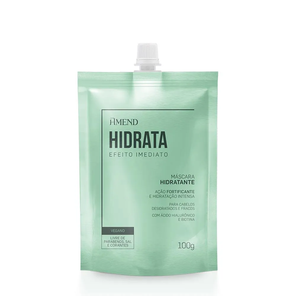 MáSCARA HIDRATANTE HIDRATA EFEITO IMEDIATO AMEND 100G