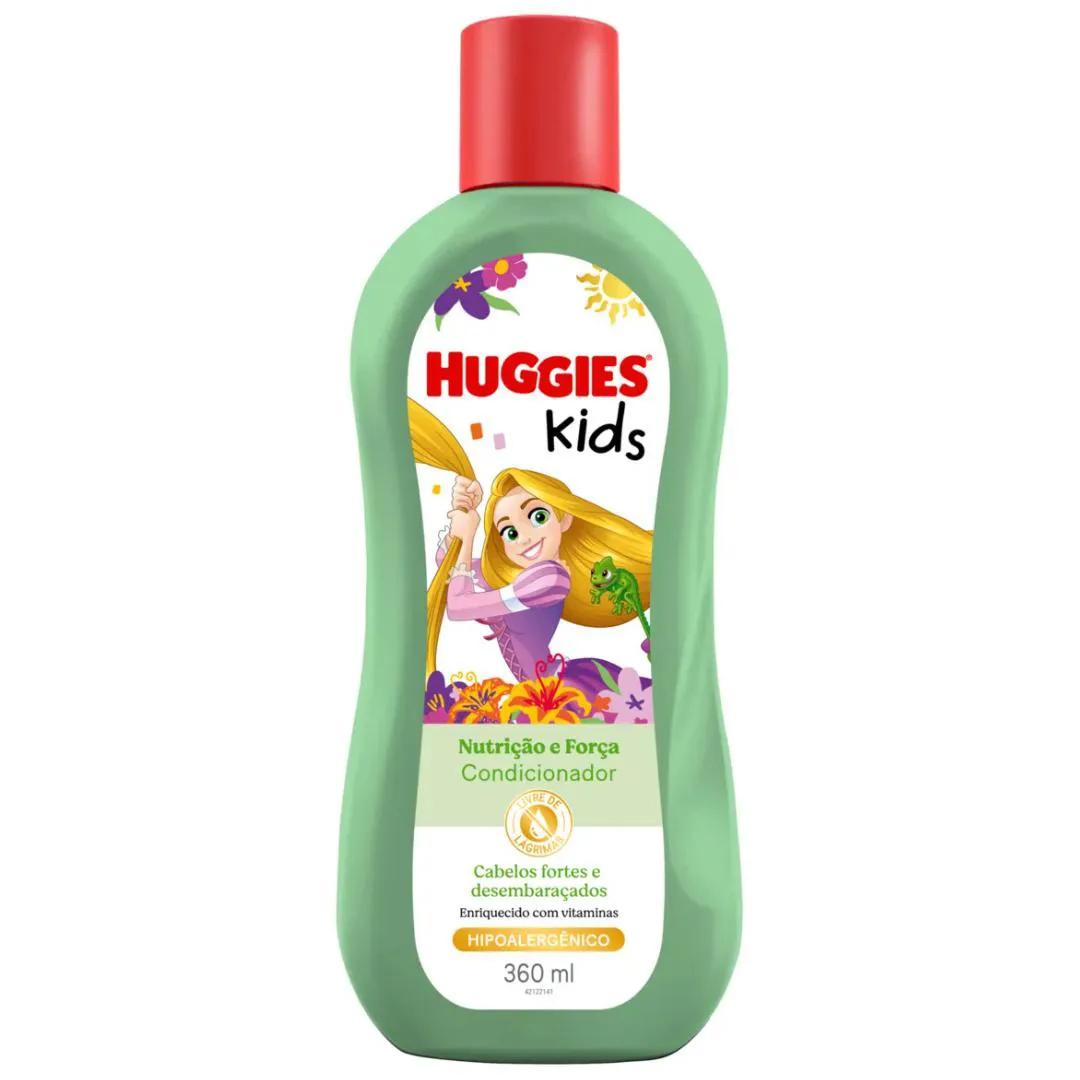CONDICIONAOR HUGGIES KIDS  NUTRIçãO E FORçA DE 360ML