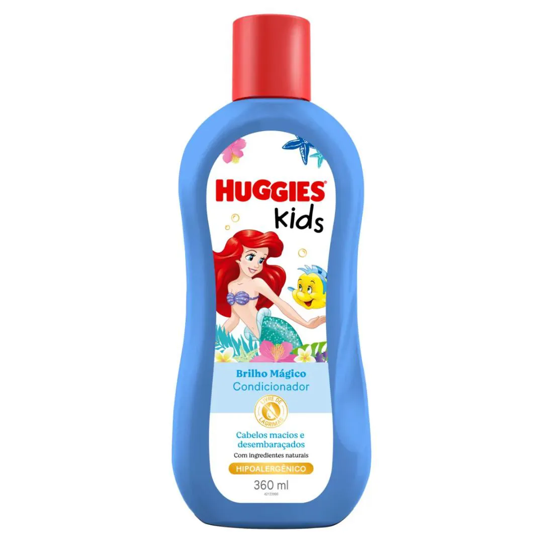 CONDICIONADOR HUGGIES KIDS  BRILHO MáGICO DE 360ML