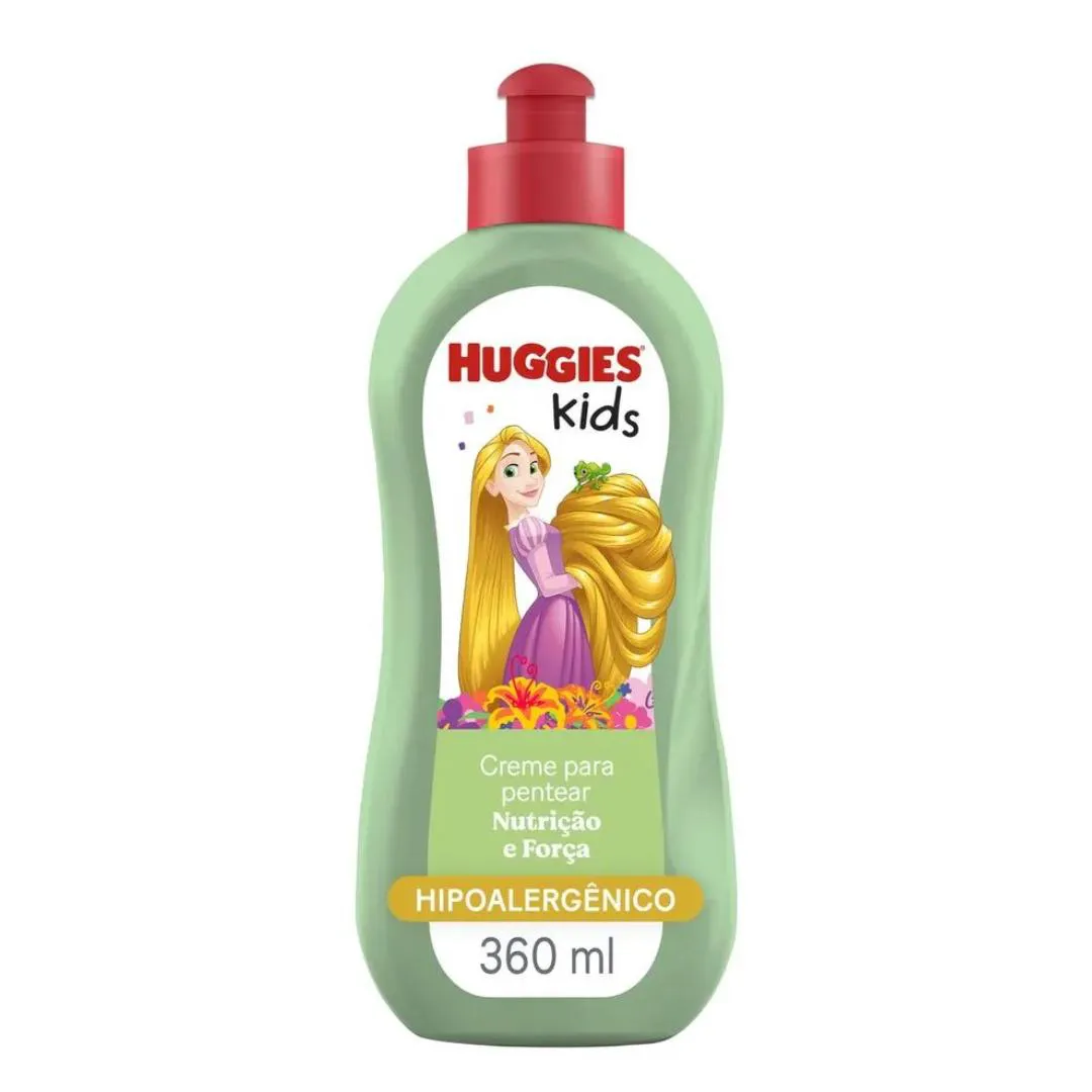 CREME PARA PENTEAR HUGGIES KIDS NUTRIçãO E FORçA DE 360ML