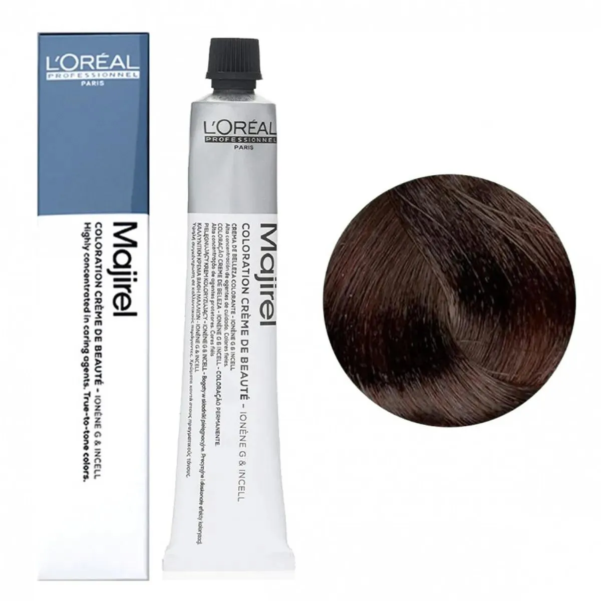 L´ORéAL PROFESSIONNEL MAJIREL 6.1 LOURO ESCURO ACINZENTADO - COLORAçãO PERMANENTE 50G