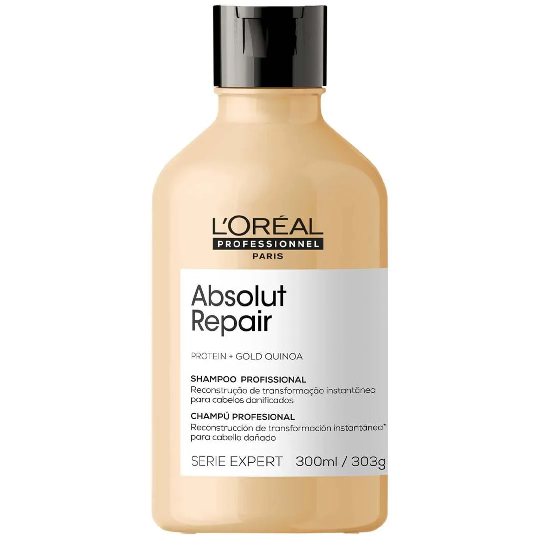 LORéAL PROFESSIONNEL ABSOLUT REPAIR GOLD QUINOA + PROTEIN - SHAMPOO 300ML