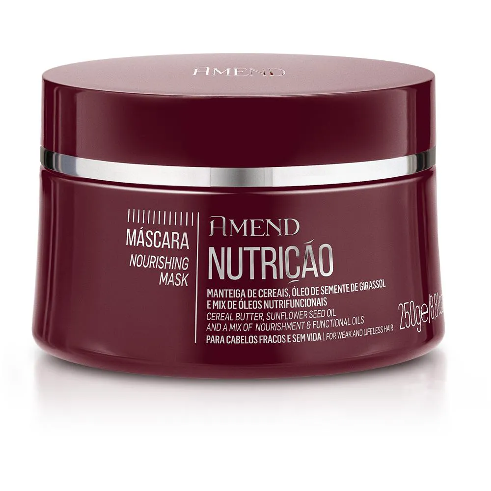 MáSCARA AMEND NUTRIçãO CRONOGRAMA CAPILAR 250G