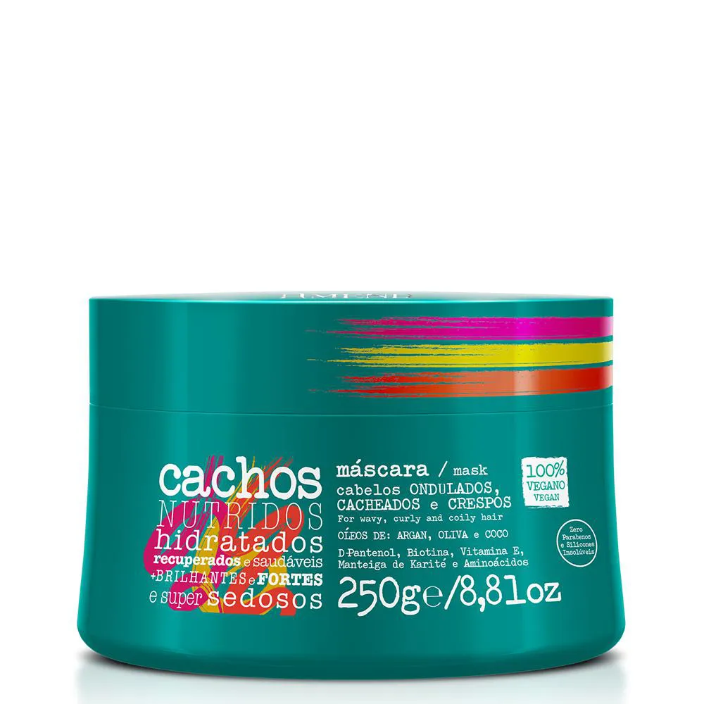 MáSCARA AMEND CACHOS NUTRIDOS E HIDRATADOS 250G