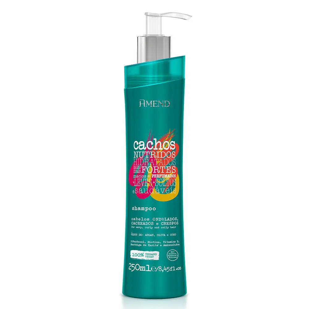 SHAMPOO AMEND CACHOS NUTRIDOS E HIDRATADOS 250ML