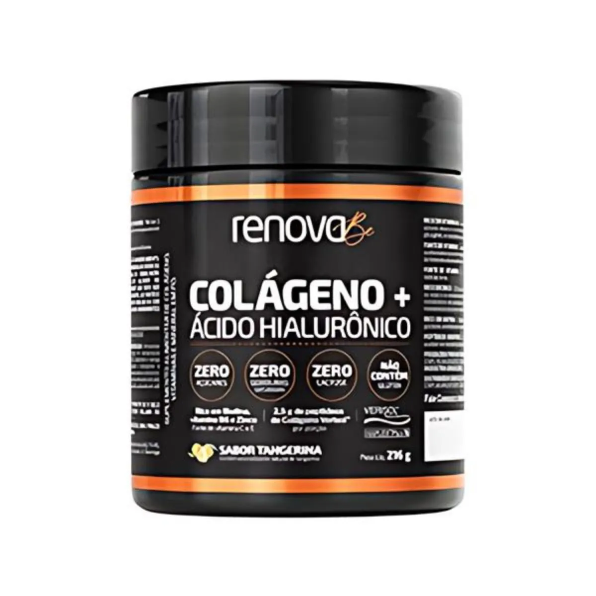 COLáGENO + ÁCIDO HIALURôNICO RENOVABE 216G EM Pó - TANGERINA