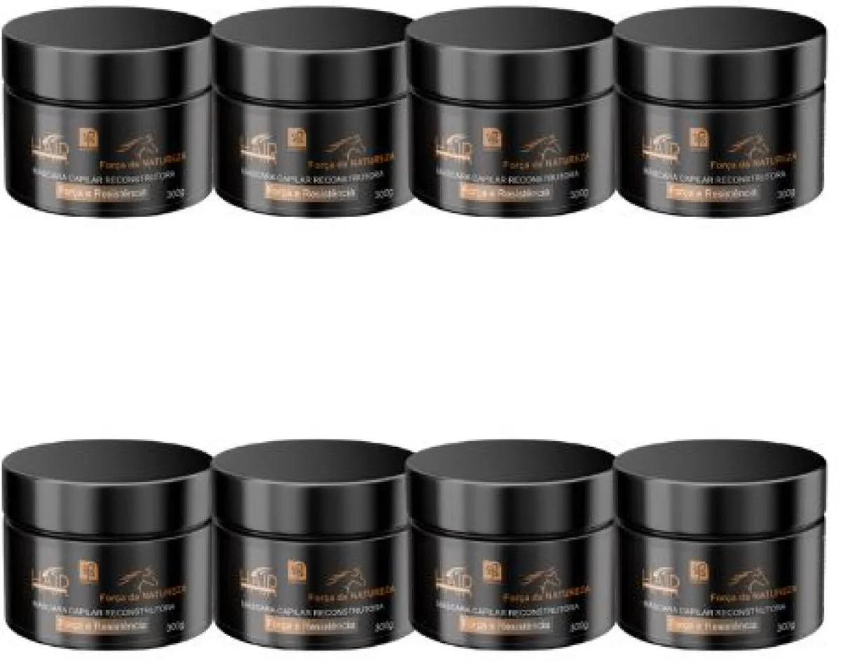 MASCARA CAPILAR  RECONSTRUTORA  FORÇA DA NATUREZA 300GR NATUFLORES KIT 8UN