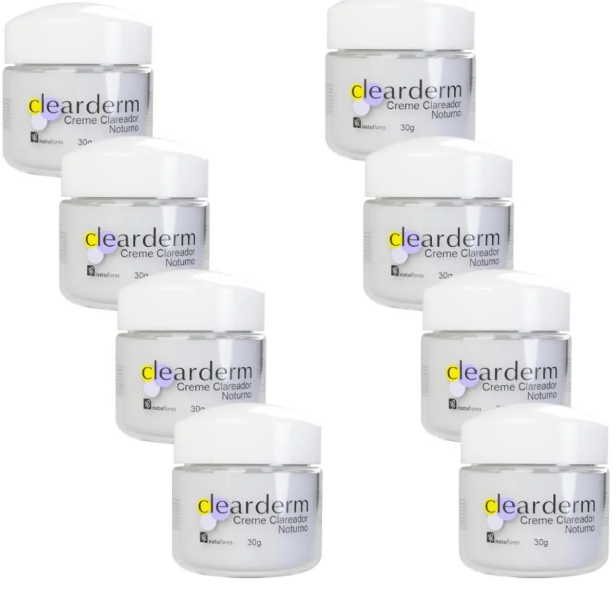 CREME CLAREADOR NOTURNO CLEARDERM 30GR  NATUFLORES 8UN