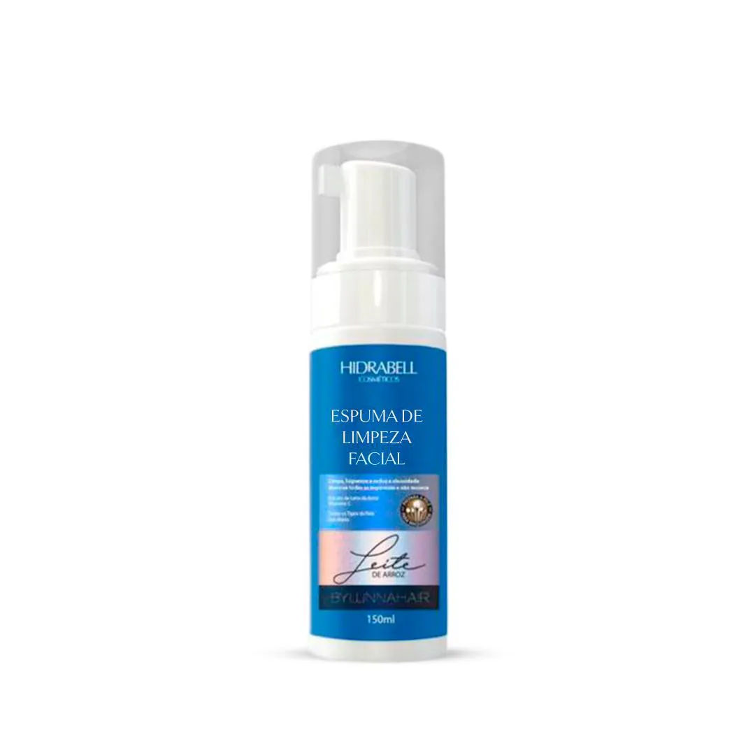 SABONETE FACIAL MOUSSE MICELAR ESPUMA LIMPEZA LEITE DE ARROZ