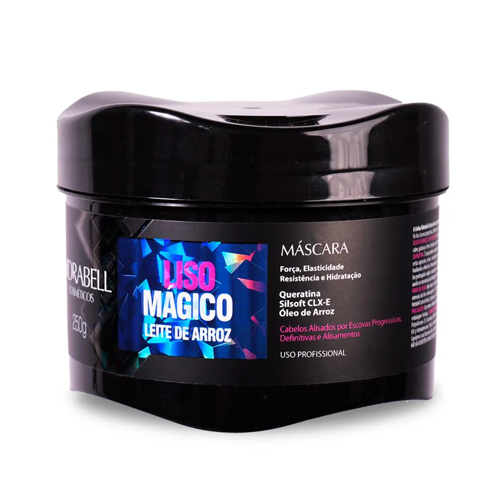 MáSCARA DE HIDRATAçãO LISO MáGICO 250G HIDRABELL