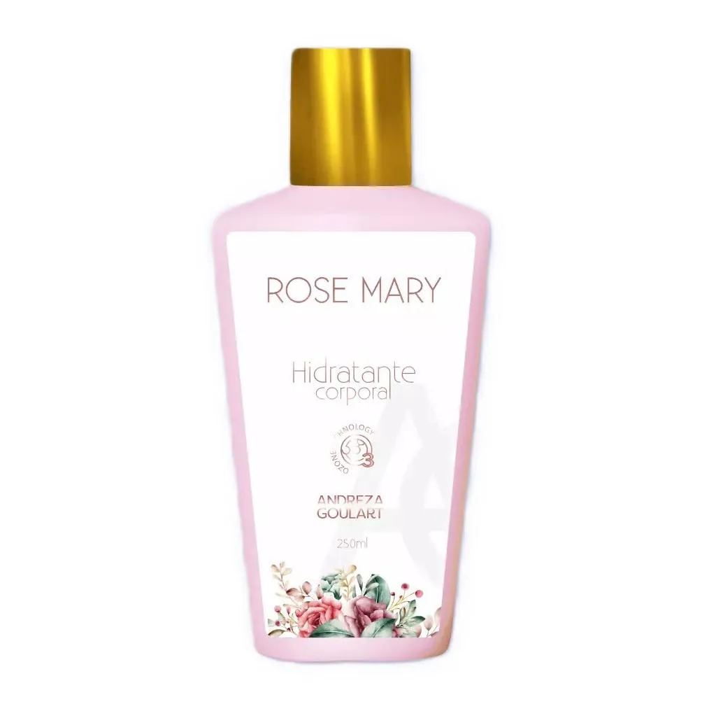 HIDRATANTE CORPORAL GLOW ROSE MARY - ANDREZA GOULART MAKE & BODY