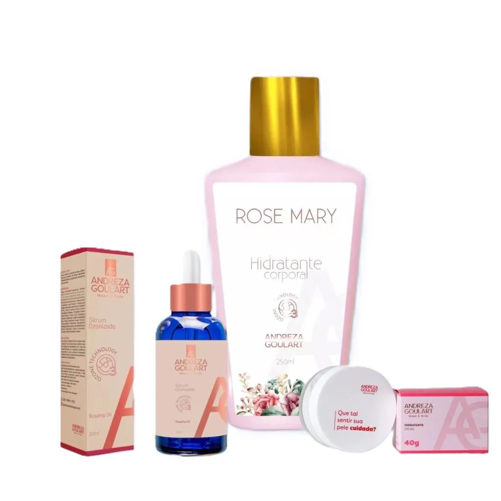 KIT DIAS FRIOS E/OU SECOS - HIDRATANTE CORPORAL + HIDRATANTE FACIAL + SéRUM OZONIZADO
