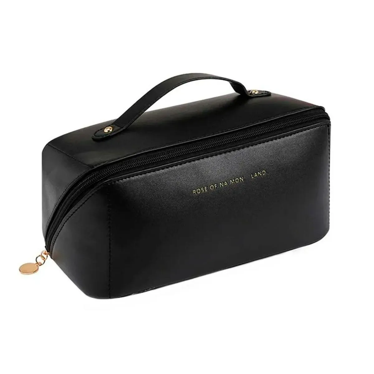 NECESSAIRE ORGANIZADOR DE COURO SINTéTICO Marrom