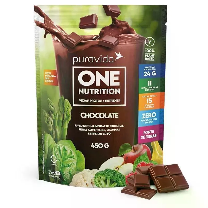 ONE VEGAN PURAVIDA CHOCOLATE 450G