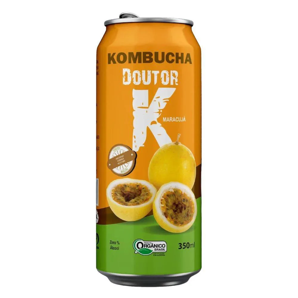 KOMBUCHA ORGâNICA MARACUJá 350ML