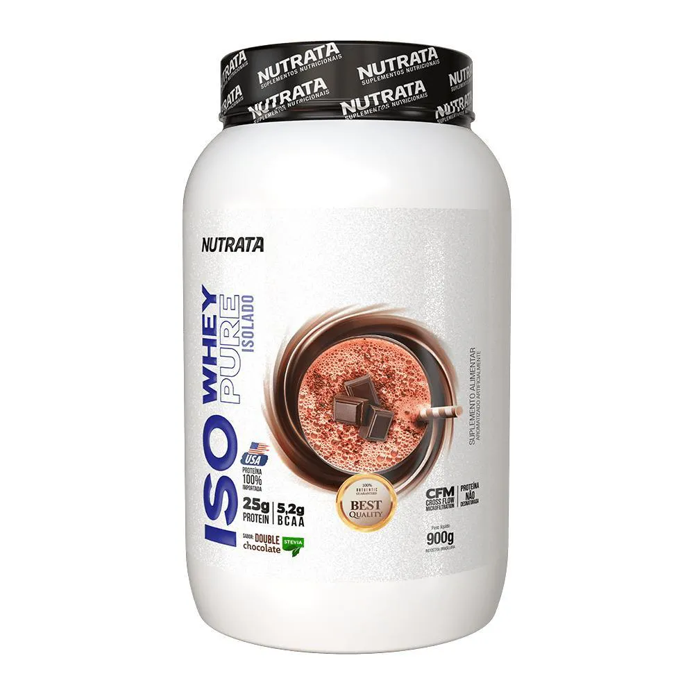 ISO WHEY PURE NUTRATA DOUBLE CHOCOLATE 900G