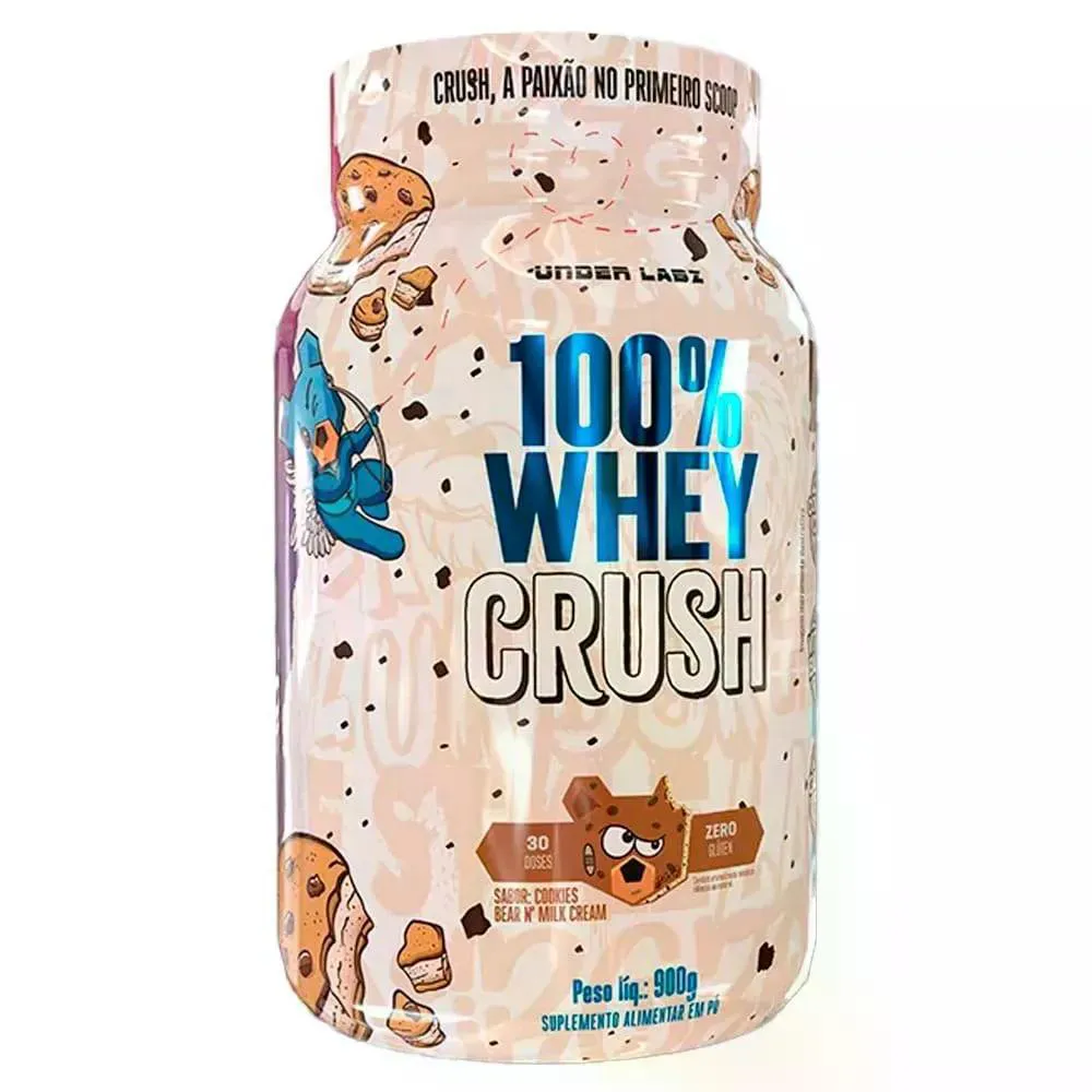 100% WHEY CRUSH CONCENTRADA COOKIES UNDER LABZ 900G