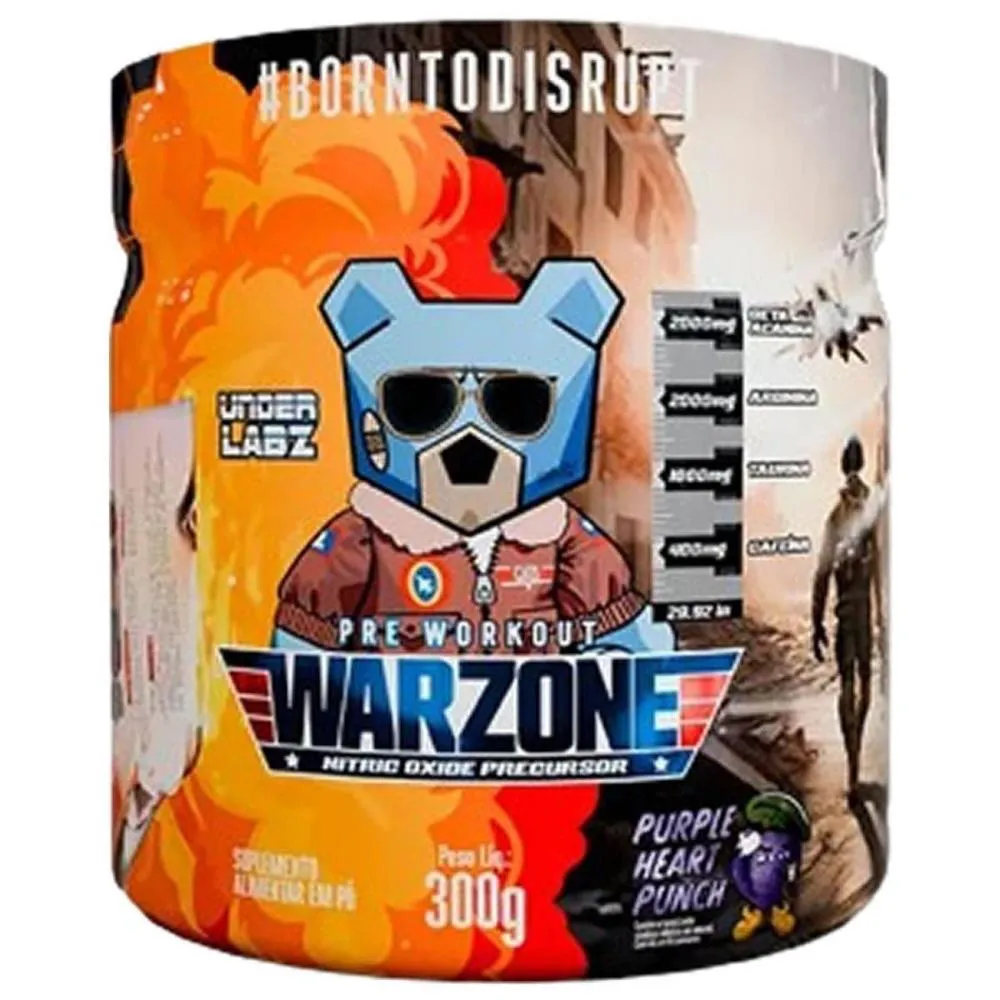 PRé WORKOUT WARZONE  BLOOD BATTLE UNDER LABZ 300G