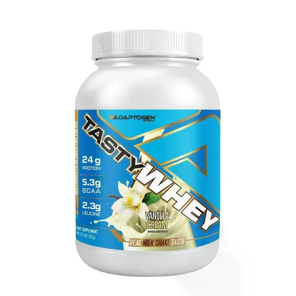 TASTY WHEY 3W ADAPTOGEN BAUNILHA 900G
