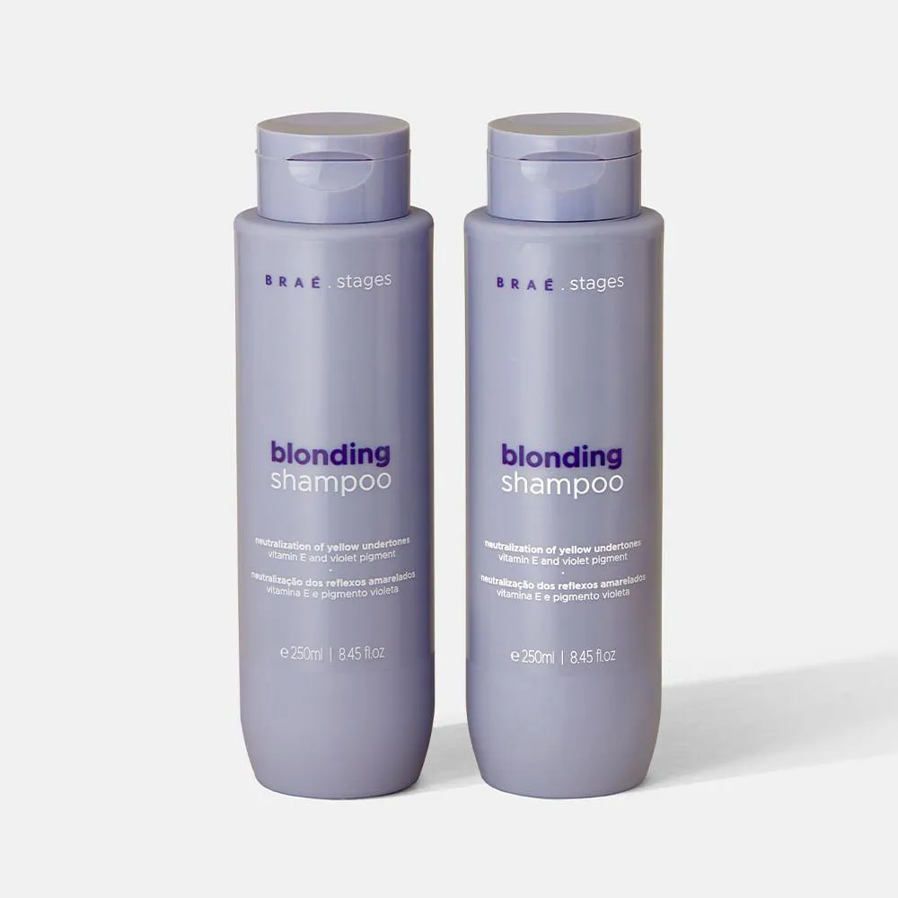 KIT 2 SHAMPOO CABELOS LOIROS BRAé STAGES