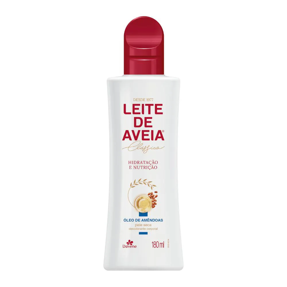 HIDRATANTE CORPORAL LEITE DE AVEIA ÓLEO DE AMêNDOAS 180ML