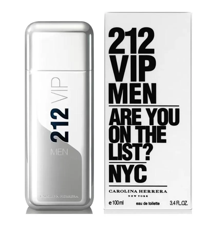 CAROLINA HERRERA 212 VIP MEN EAU DE TOILETTE 100ML MASCULINO