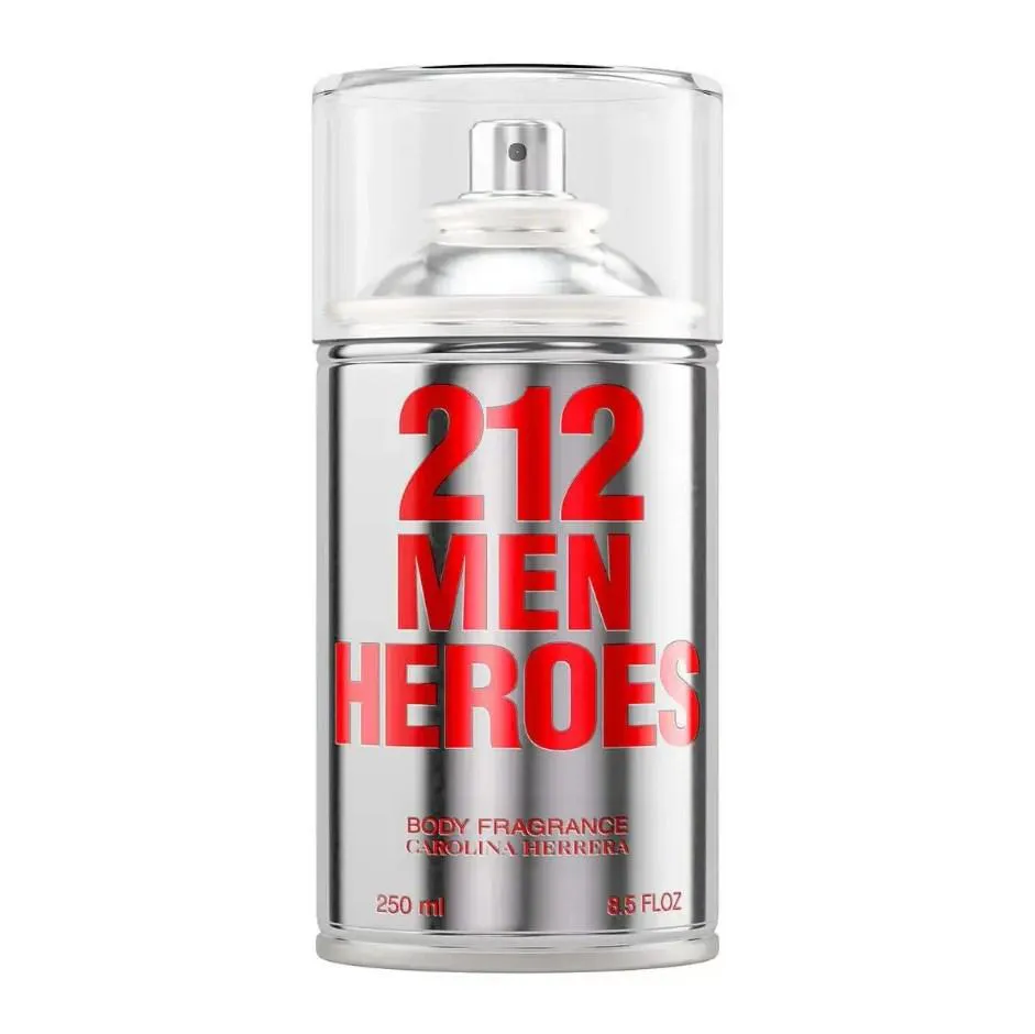 CAROLINA HERRERA 212 MEN HEROES BODY SPRAY 250ML MASCULINO