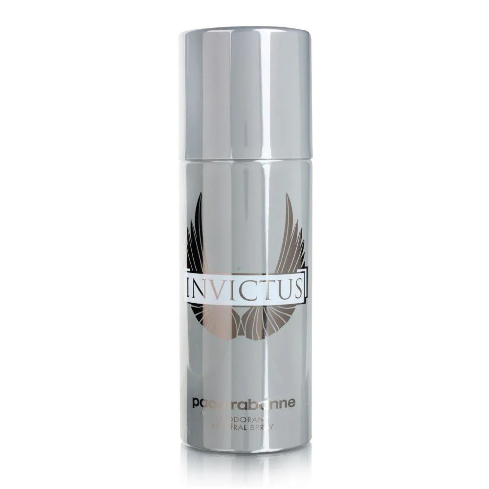DESODORANTE SPRAY PACO RABANNE INVICTUS 150ML MASCULINO