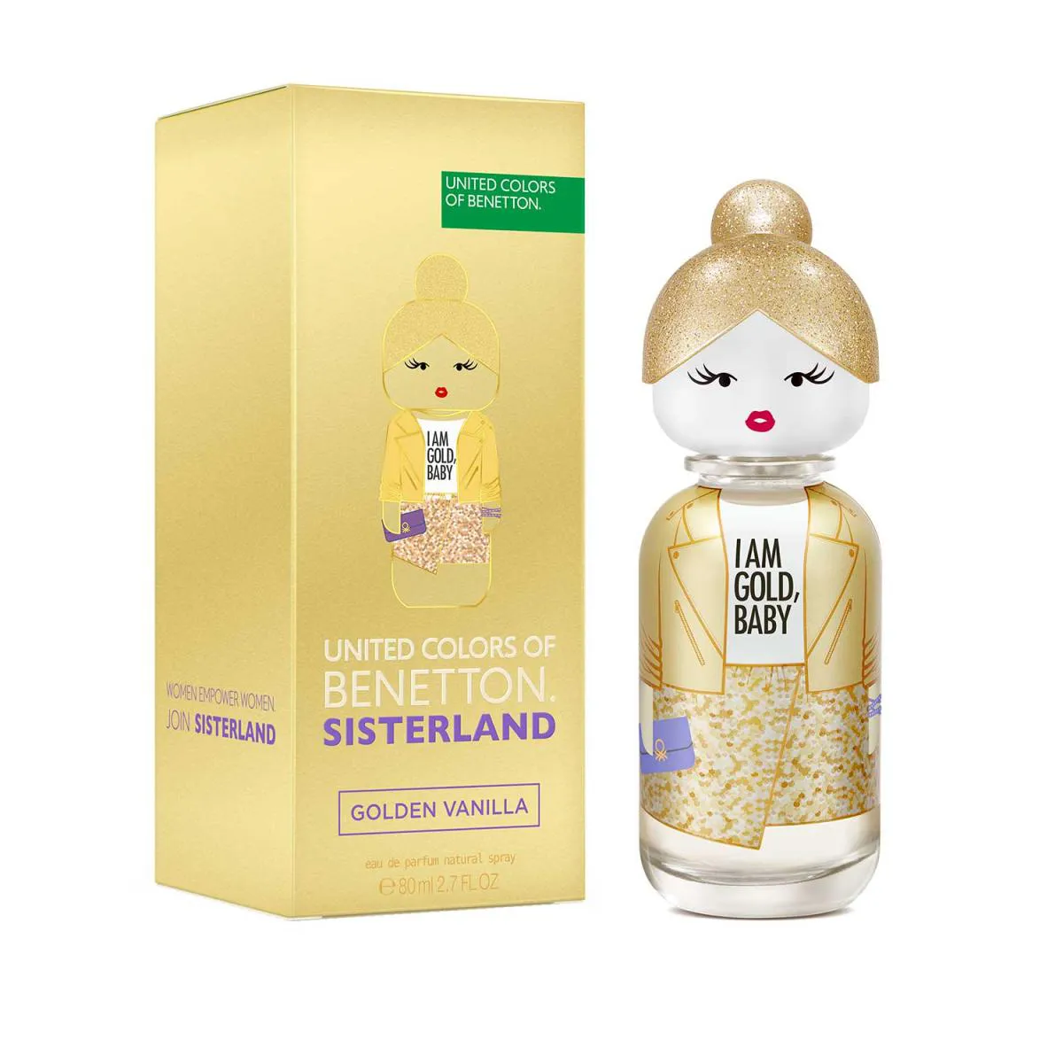 BENETTON SISTERLAND GOLDEN VANILLA 80ML FEMININO