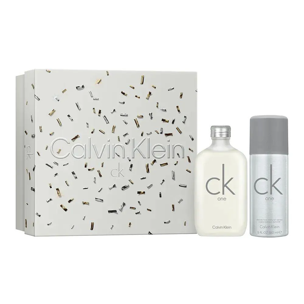 KIT CK ONE CALVIN KLEIN + DESODORANTE EAU DE TOILETTE MASCULINO-100 ML