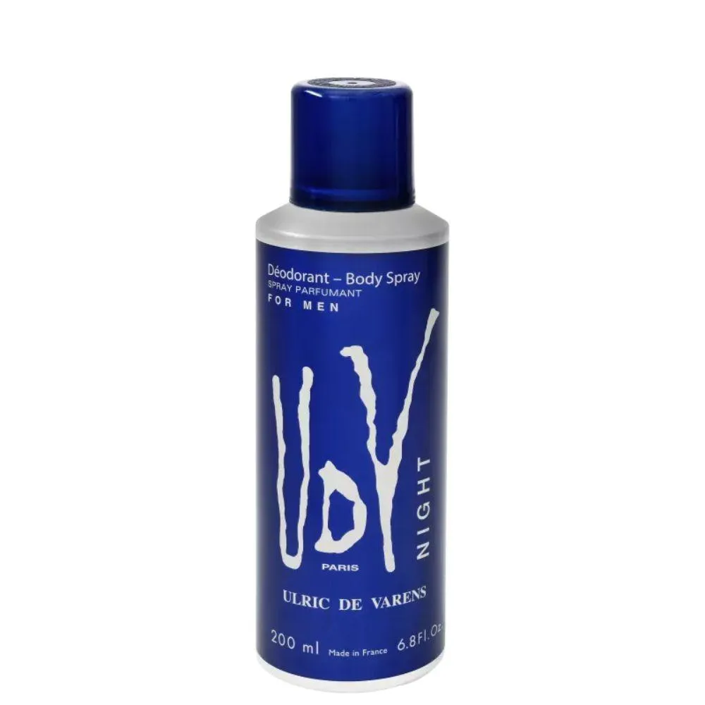 UDV NIGHT DESODORANTE EM SPRAY MASCULINO-200 ML