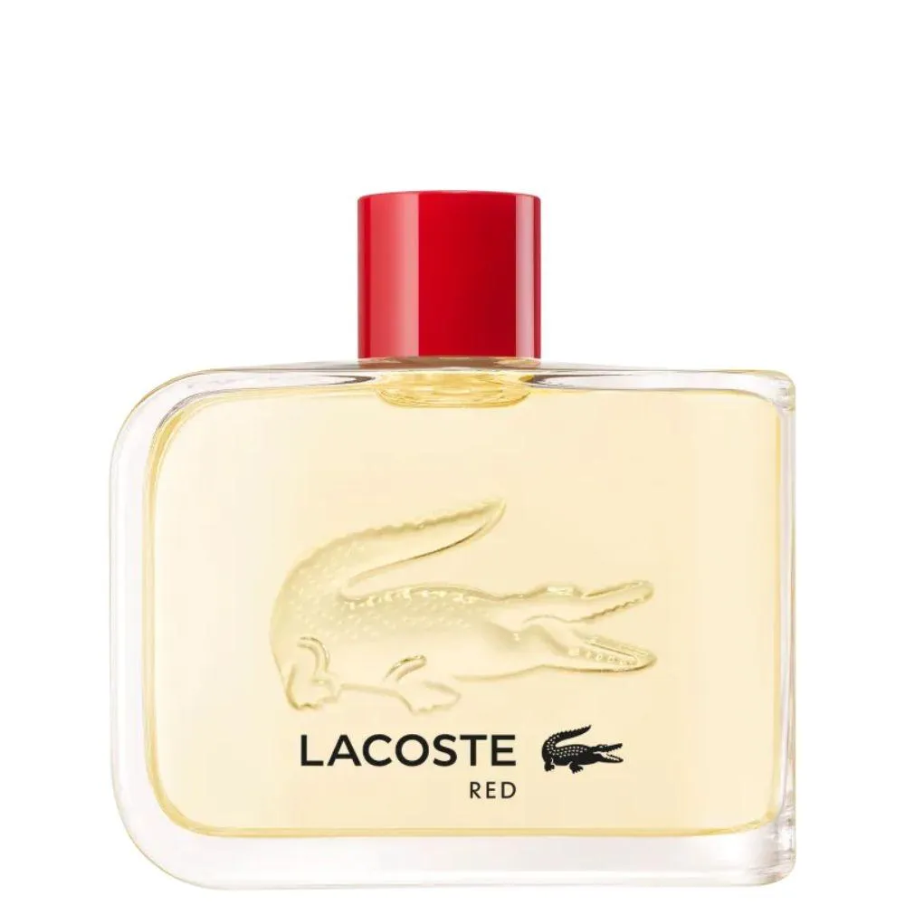 NEW RED LACOSTE EAU DE TOILETTE MASCULINO -125 ML