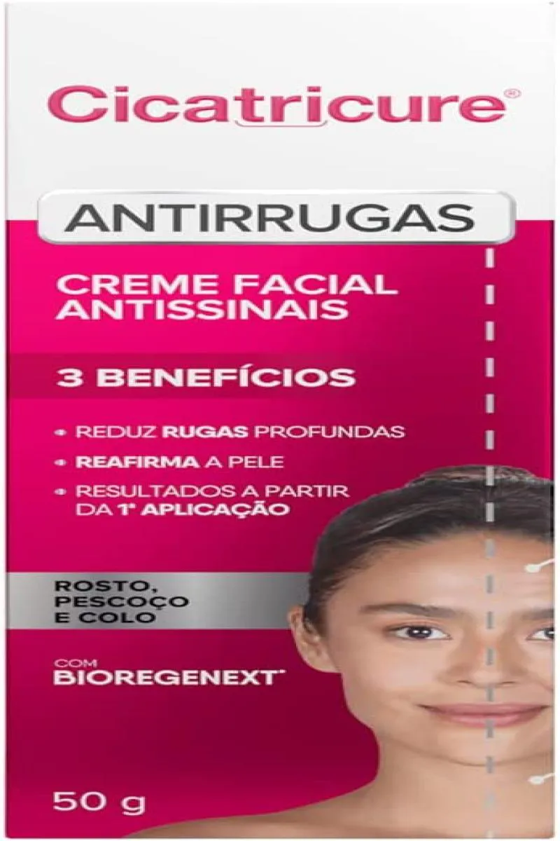 CICATRICURE CREME FACIAL ANTIRRUGAS 50G