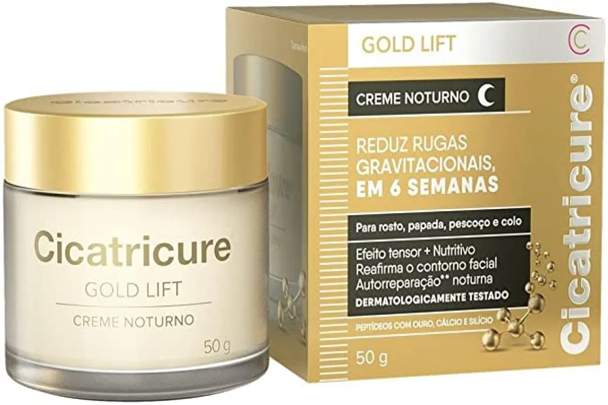 CICATRICURE CREME GOLD LIFT NOTURNO- 50G
